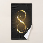 Golden Infinity-symbool Bad Handdoek (Handdoek)