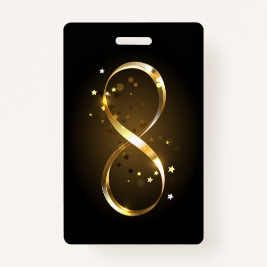 Golden Infinity-symbool Badge (Voorkant)
