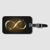 Golden Infinity-symbool Bagagelabel (Voorkant (horizontaal))