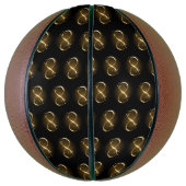 Golden Infinity-symbool Basketbal (Verticaal)