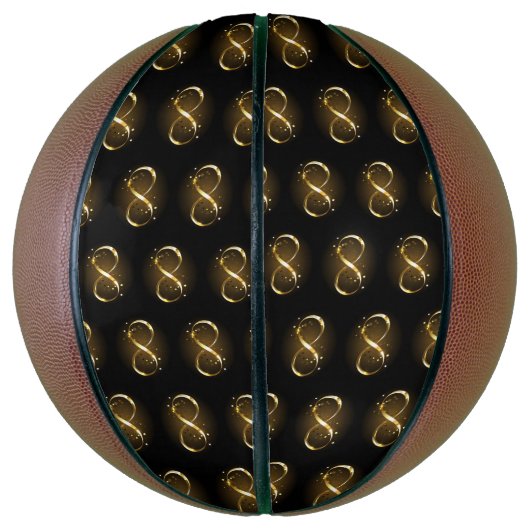 Golden Infinity-symbool Basketbal (Verticaal)