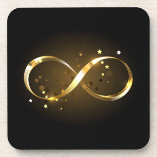 Golden Infinity-symbool Bier Onderzetter