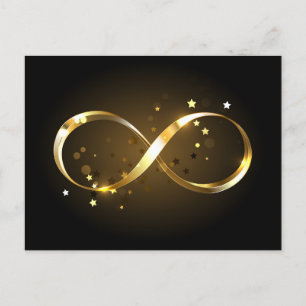 Golden Infinity-symbool Briefkaart