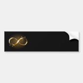 Golden Infinity-symbool Bumpersticker (Voorkant)