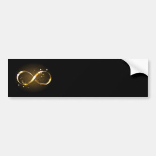 Golden Infinity-symbool Bumpersticker