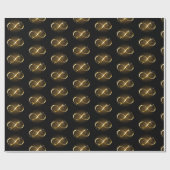Golden Infinity-symbool Cadeaupapier (Vlak)