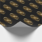 Golden Infinity-symbool Cadeaupapier (Hoek)