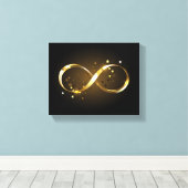 Golden Infinity-symbool Canvas Afdruk (Insitu (Houten vloer))