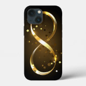Golden Infinity-symbool Case-Mate iPhone Case (Achterkant)