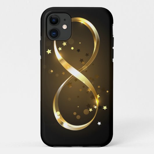 Golden Infinity-symbool Case-Mate iPhone Case (Achterkant)