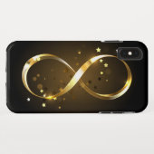 Golden Infinity-symbool Case-Mate iPhone Case (Achterkant (horizontaal))