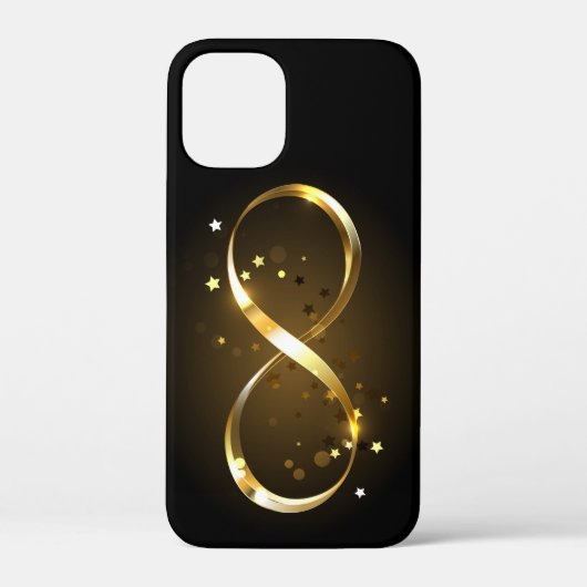 Golden Infinity-symbool Case-Mate iPhone Case (Achterkant)
