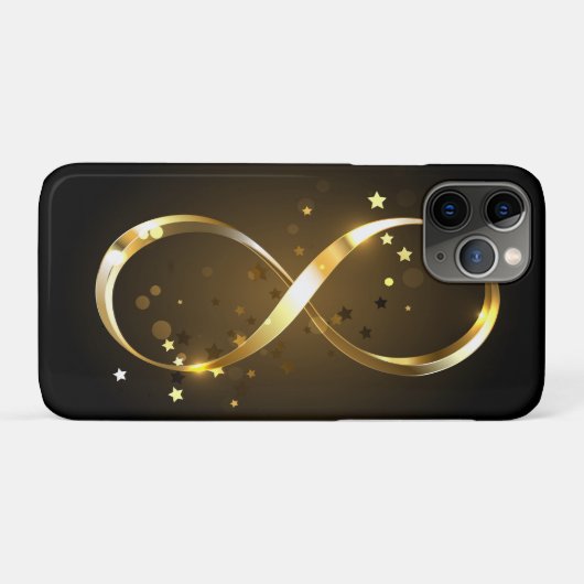 Golden Infinity-symbool Case-Mate iPhone Case (Achterkant (horizontaal))