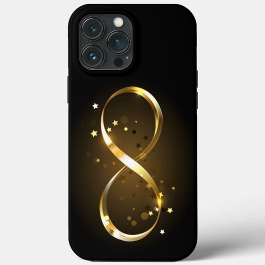 Golden Infinity-symbool Case-Mate iPhone Case (Achterkant)