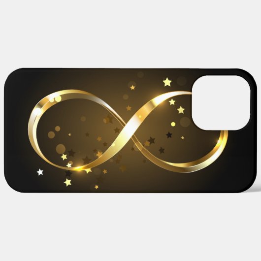 Golden Infinity-symbool Case-Mate iPhone Case (Achterkant (horizontaal))