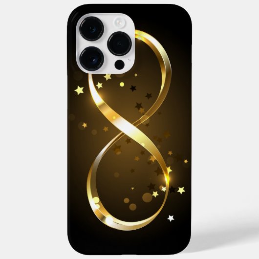 Golden Infinity-symbool Case-Mate iPhone Case (Achterkant)