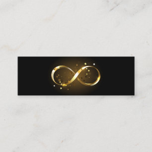 Golden Infinity-symbool Contactkaartje