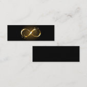 Golden Infinity-symbool Contactkaartje (Voorkant / Achterkant)