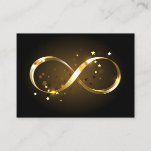 Golden Infinity-symbool Contactkaartje
