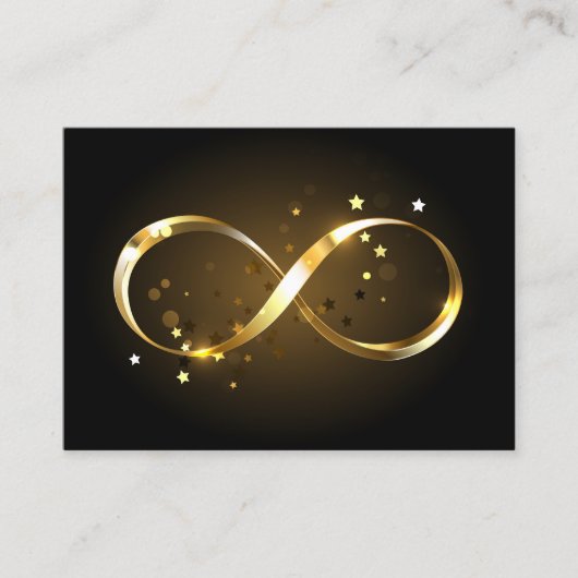 Golden Infinity-symbool Contactkaartje (Voorkant)