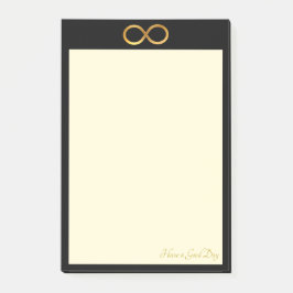 Golden Infinity Symbool Dingen om te doen Post-it® Notes
