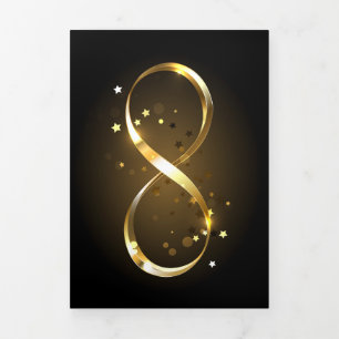 Golden Infinity-symbool Drieluik Aankondiging