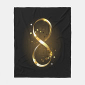 Golden Infinity-symbool Fleece Deken (Voorkant)