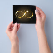 Golden Infinity-symbool Flyer (Hand)