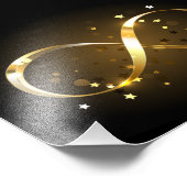 Golden Infinity-symbool Foto Afdruk (Hoek)