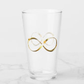 Golden Infinity-symbool Glas (Achterkant)