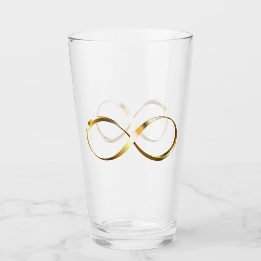 Golden Infinity-symbool Glas (Voorkant)