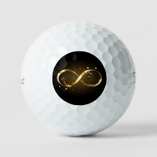 Golden Infinity-symbool Golfballen (Voorkant)