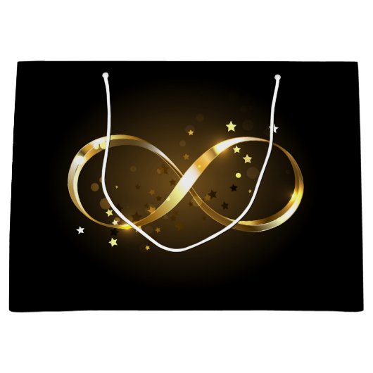 Golden Infinity-symbool Groot Cadeauzakje (Voorkant)