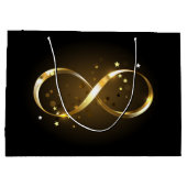 Golden Infinity-symbool Groot Cadeauzakje (Achterkant)