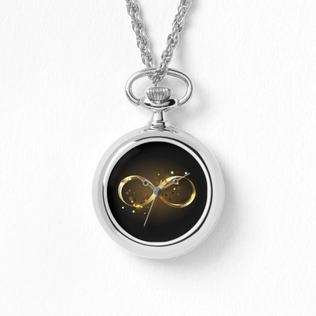 Golden Infinity-symbool Horloge (Voorkant)