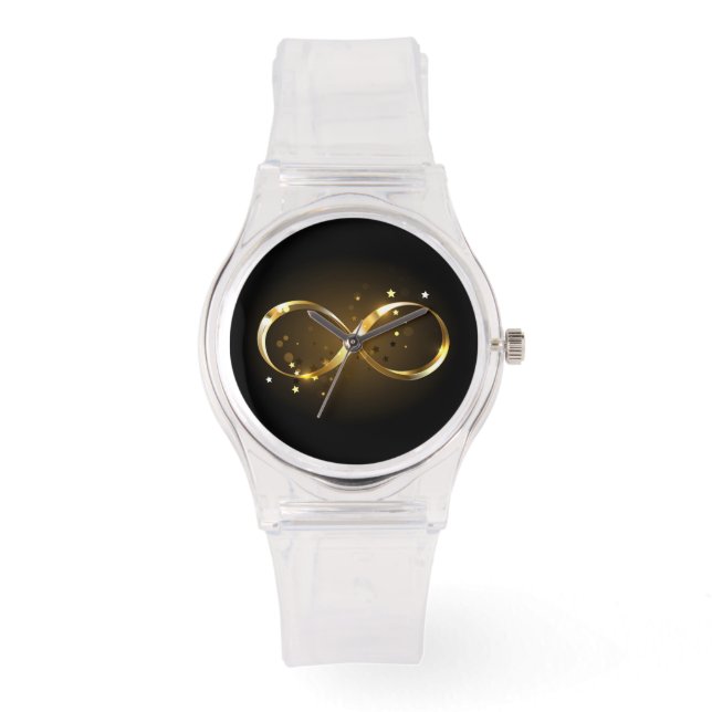 Golden Infinity-symbool Horloge (Voorkant)