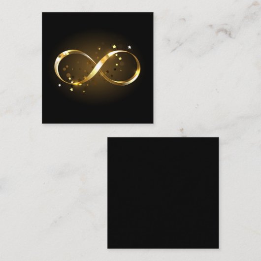 Golden Infinity-symbool Informatiekaartje (Voorkant / Achterkant)