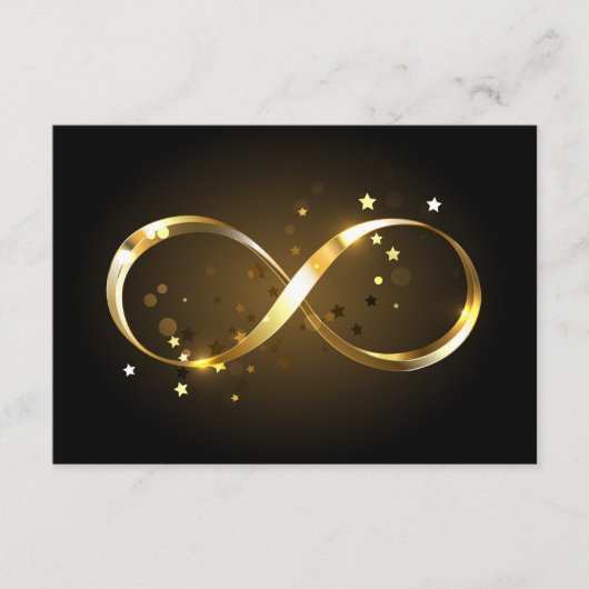 Golden Infinity-symbool Informatiekaartje (Voorkant)