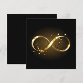 Golden Infinity-symbool Kaart (Voorkant / Achterkant)