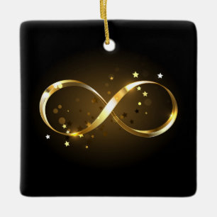 Golden Infinity-symbool Keramisch Ornament