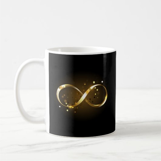 Golden Infinity-symbool Koffiemok (Links)