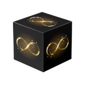 Golden Infinity-symbool Kubus (Voorkant hoekig)