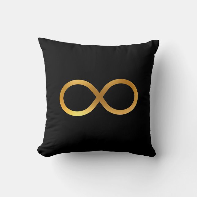 Golden Infinity-symbool Kussen (Voorkant)