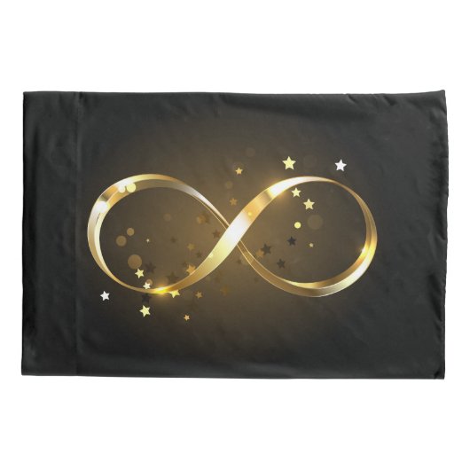Golden Infinity-symbool Kussensloop (Achterkant-Links)