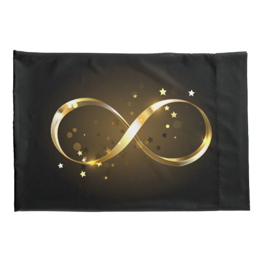 Golden Infinity-symbool Kussensloop (Achterkant-Rechts)