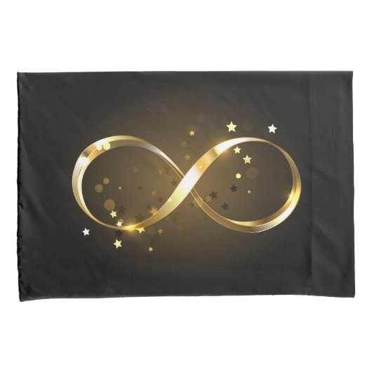 Golden Infinity-symbool Kussensloop (Voorkant-Rechts)