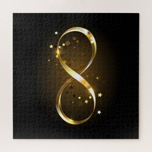 Golden Infinity-symbool Legpuzzel (Horizontaal)