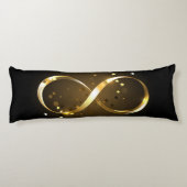 Golden Infinity-symbool Lichaamskussen (Achterkant)