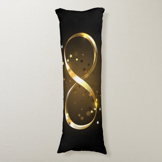 Golden Infinity-symbool Lichaamskussen (Voorkant Verticaal)