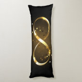 Golden Infinity-symbool Lichaamskussen (Achterkant (Verticaal))